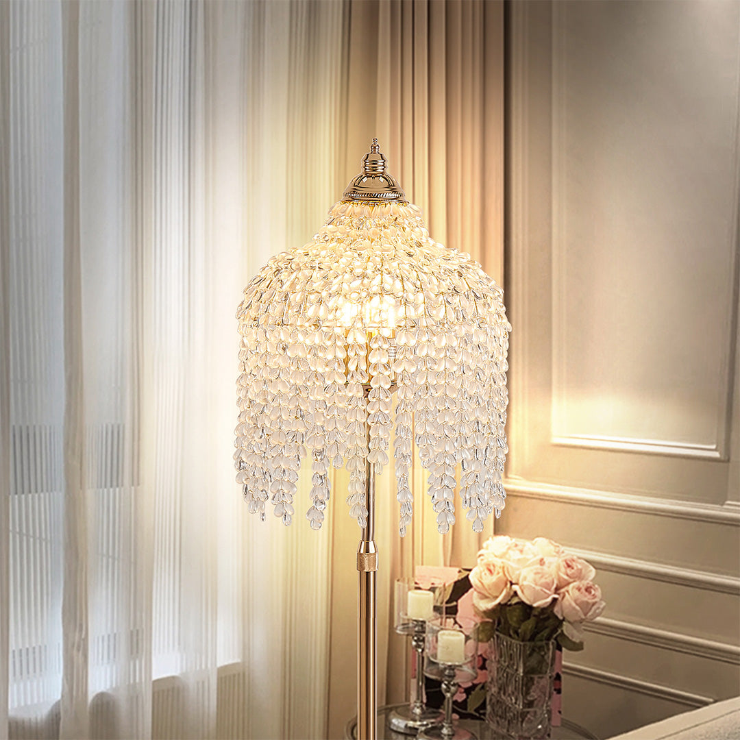 Luxury Crystal LED Floor Lamp