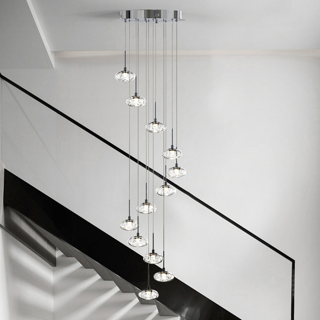 Chandelier For Tall Ceilings Italian Minimalist
