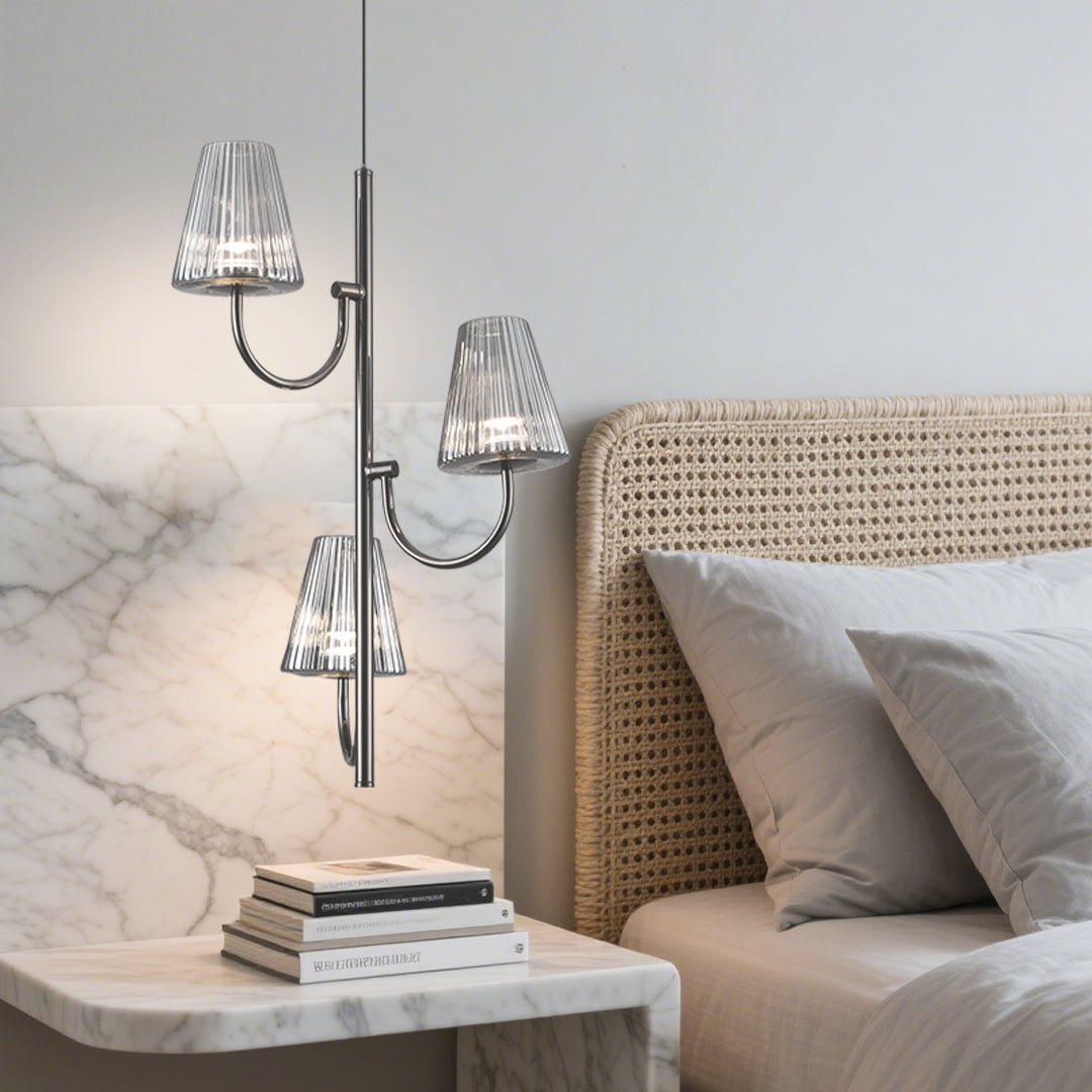 Minimalist Pendant Light American Modern Black LED