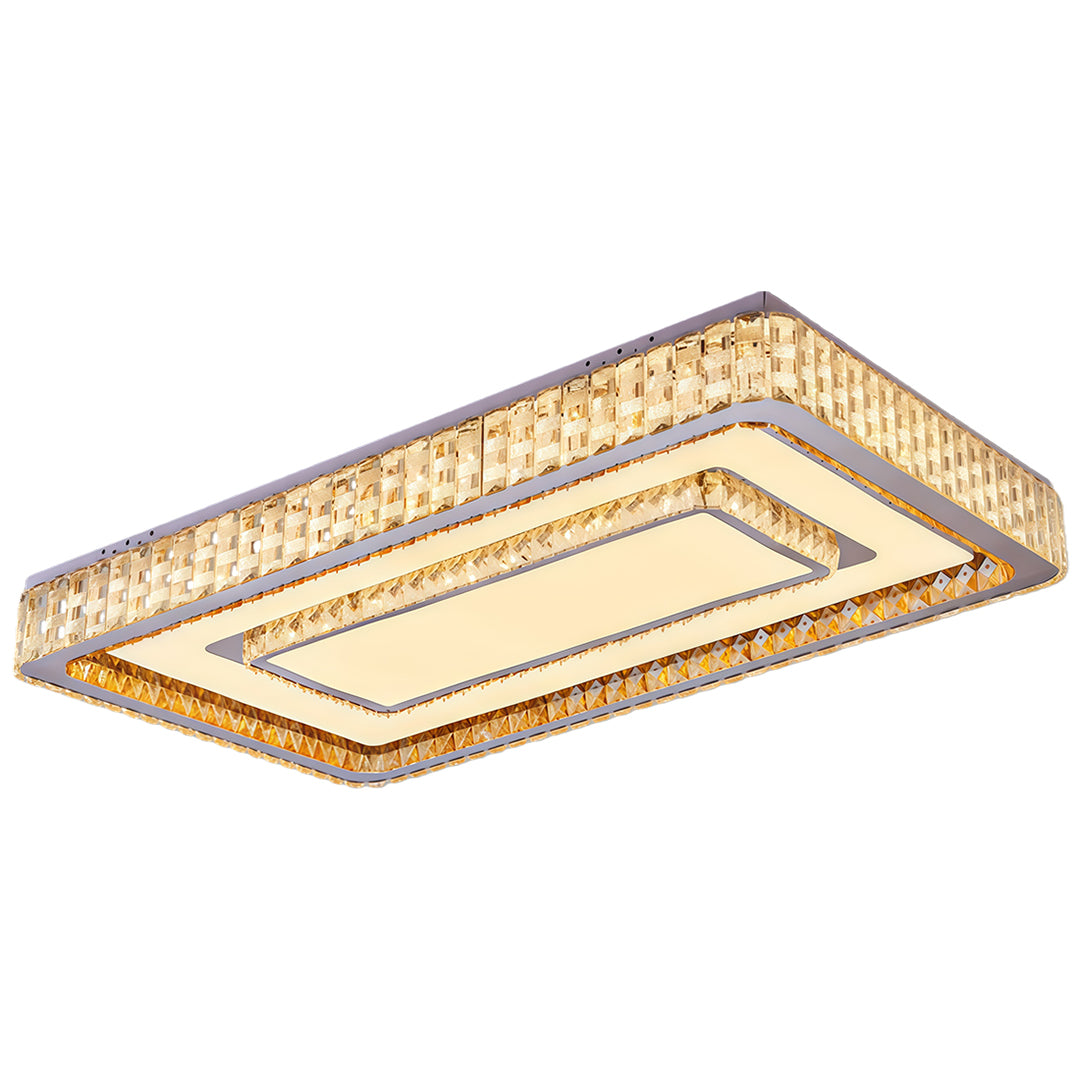 Flush Mount LED Light Fixtures Modern Luxury Crystal Lamp