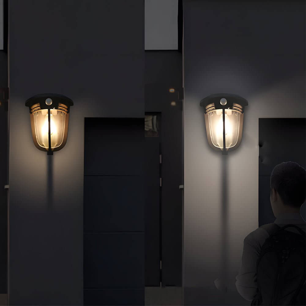 2-Pack Motion Sensor Solar Wall Light