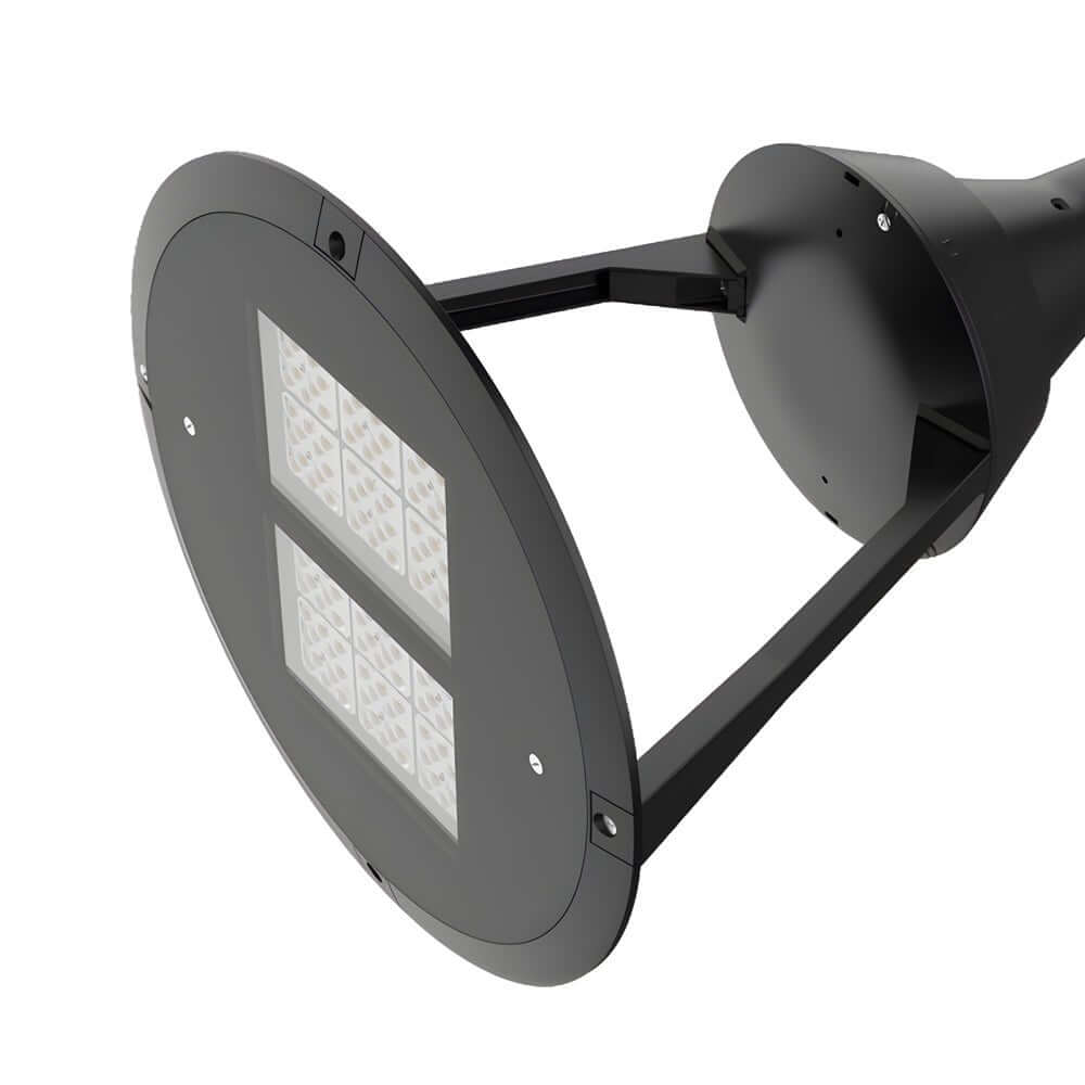 21-inch Black Post Top LED Light Fixture - No Included Lamp Post