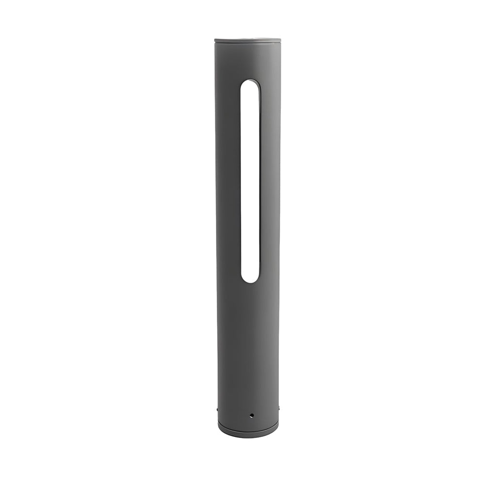 Black Matte LED Cylinder Outdoor Pathway Light - 15.8''/29.5'' H