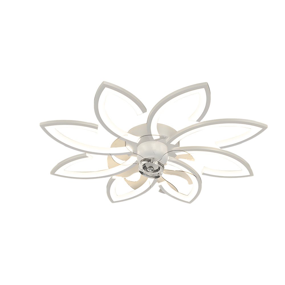 Ceiling Fans with Fancy Lights Modern Floral Light