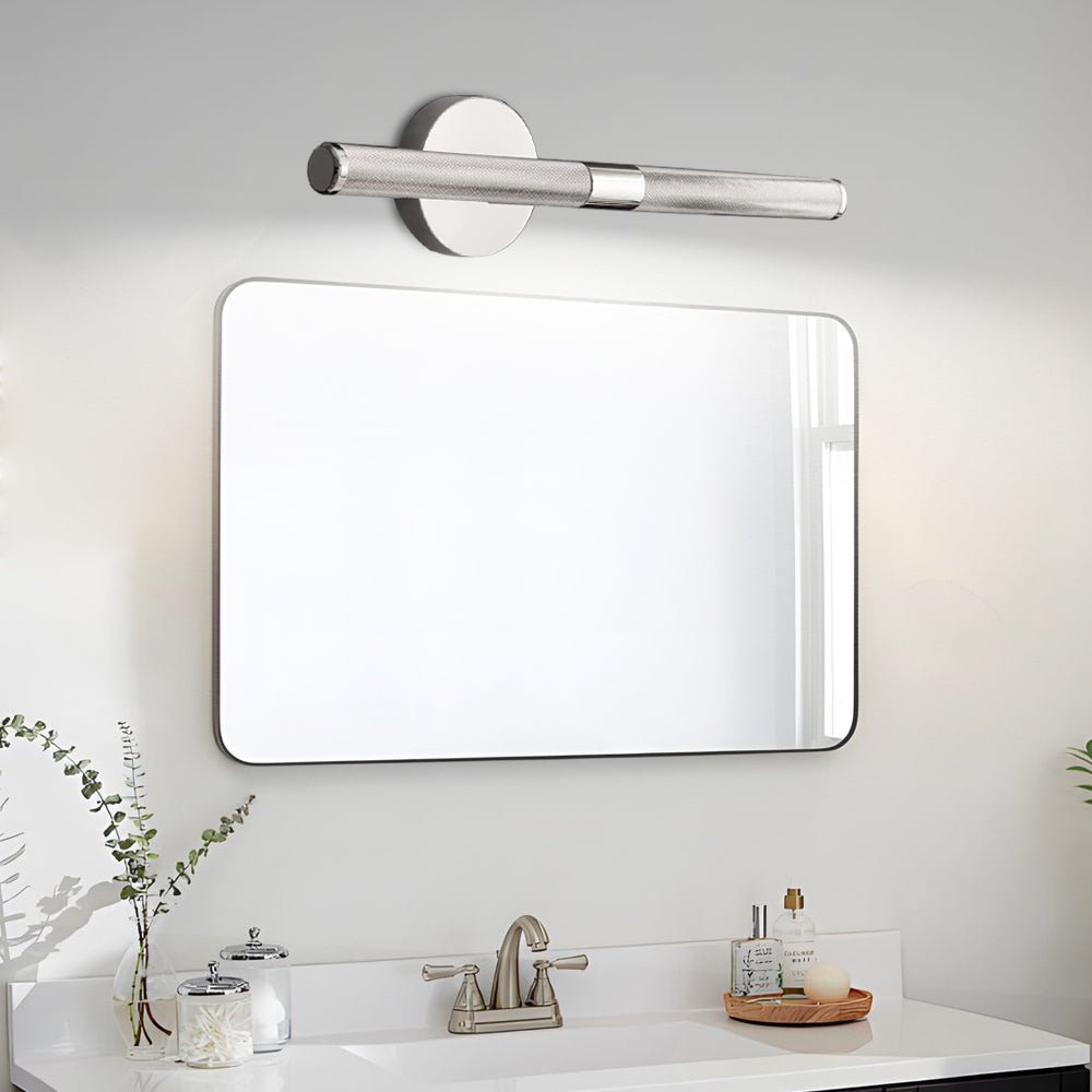 Contemporary Vanity Light Bar Modern Ribbed LED Light