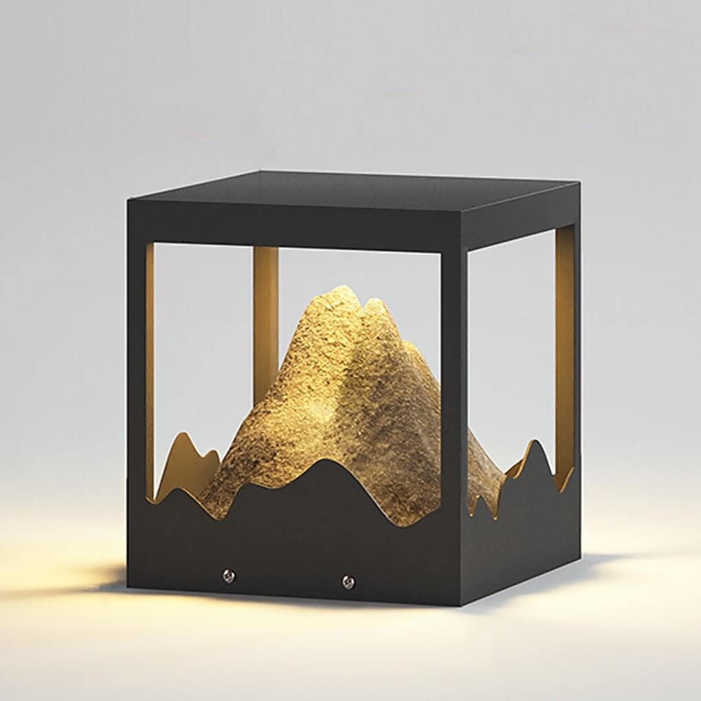 Decorate Pillar Light Waterproof Mountain Landscape Light