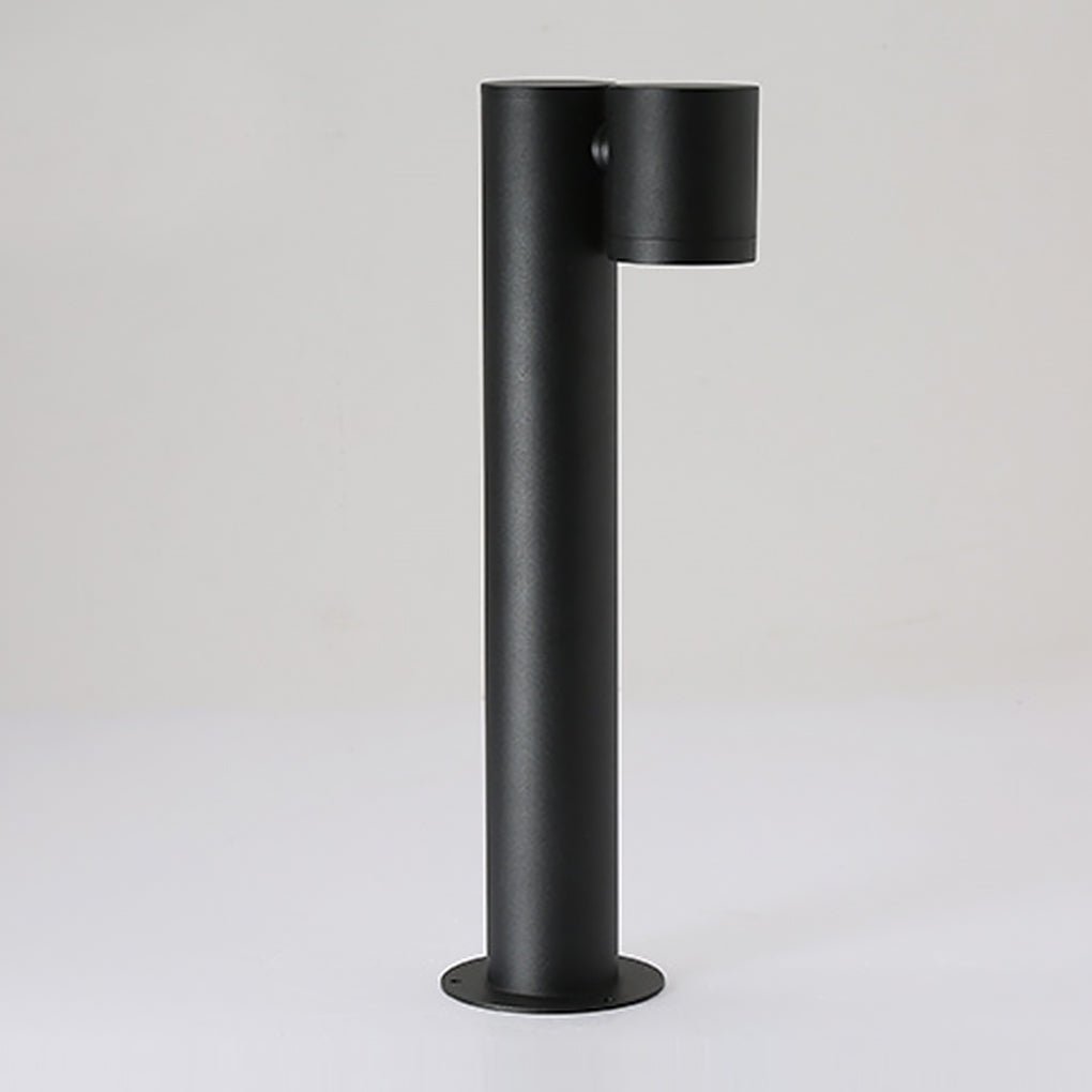Double Light Bollard Light Rotatable Outdoor Lawn Light