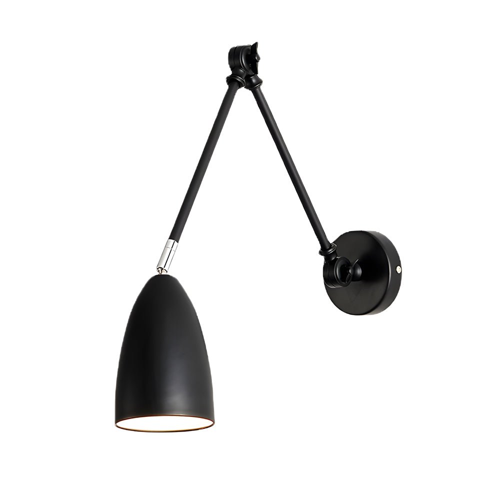 Folding Wall Light Modern Long Bulb Rod Swing Arm Light