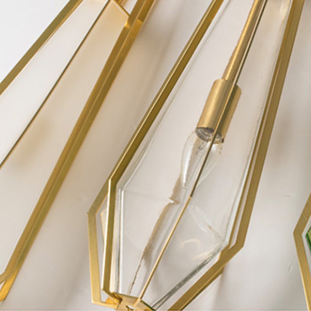 Geometric Glass Pendant Light Nordic Art Ceiling Light