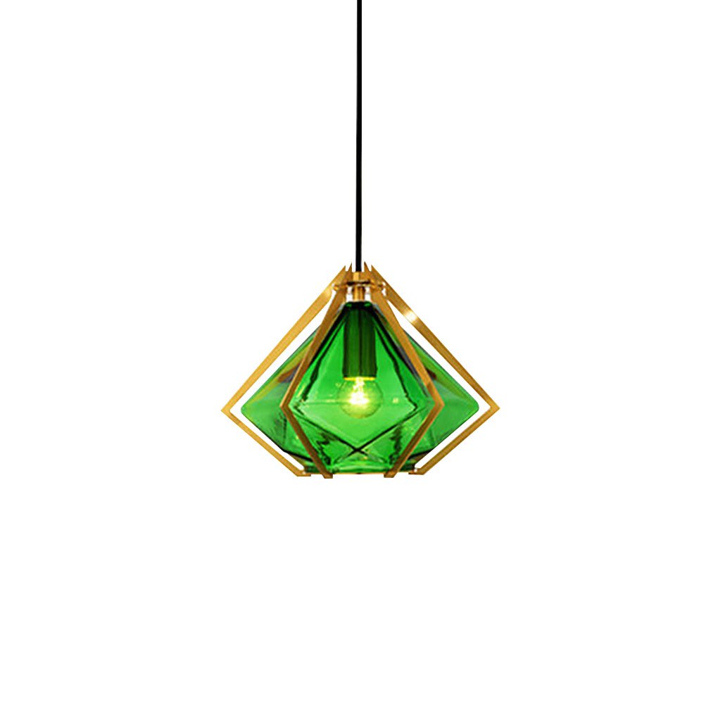 Geometric Glass Pendant Light Nordic Art Ceiling Light