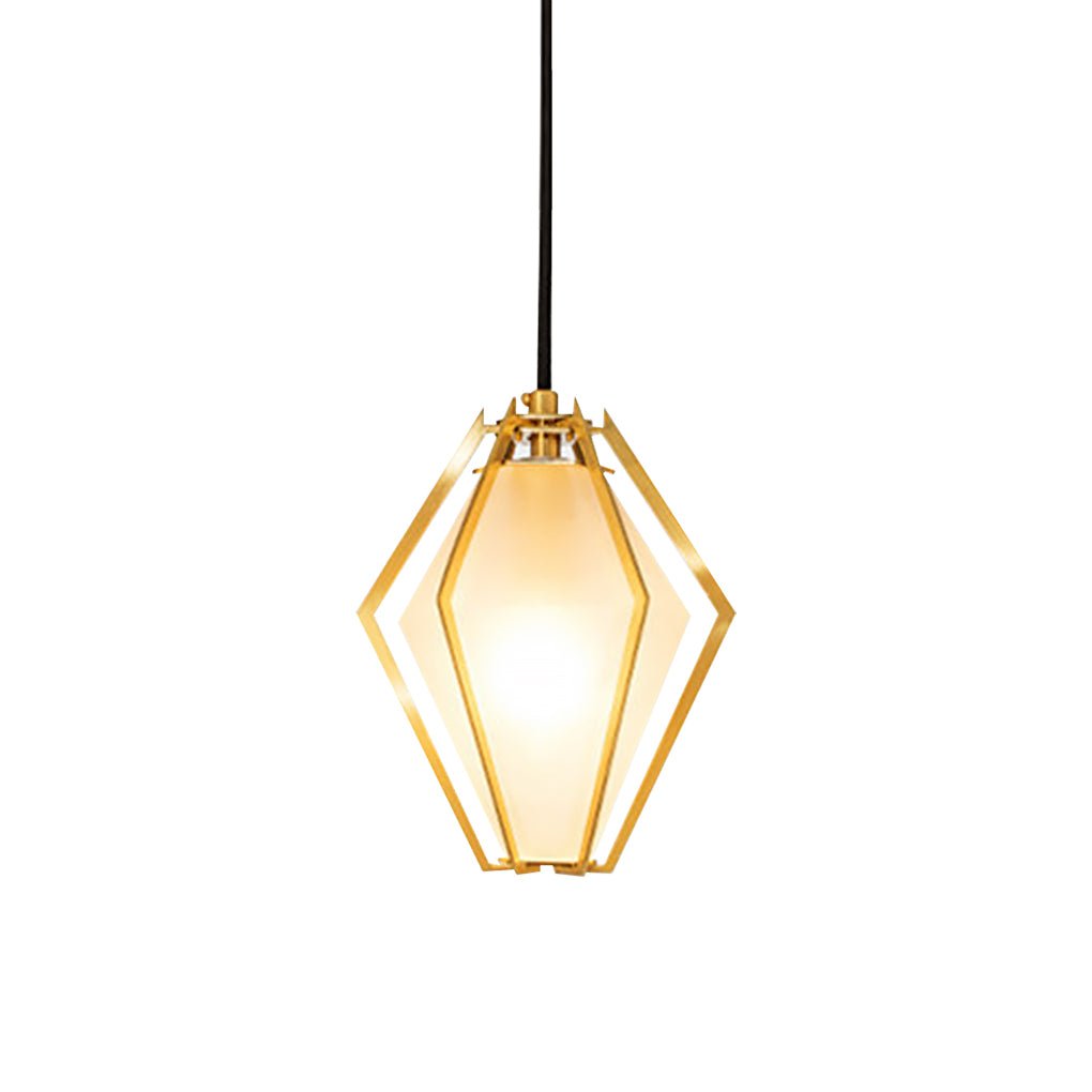 Geometric Glass Pendant Light Nordic Art Ceiling Light