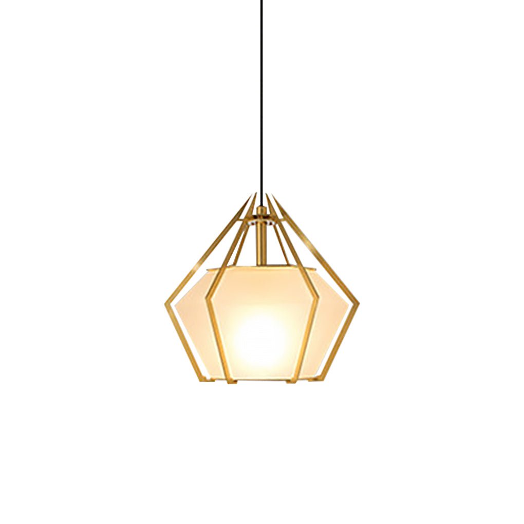 Geometric Glass Pendant Light Nordic Art Ceiling Light