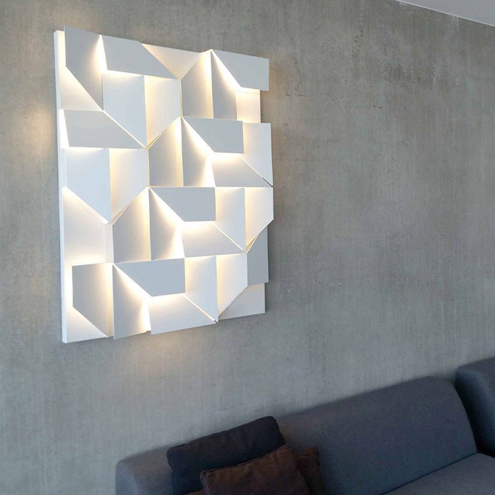 Geometric Wall Sconce Light Artistic Dimming LED Light