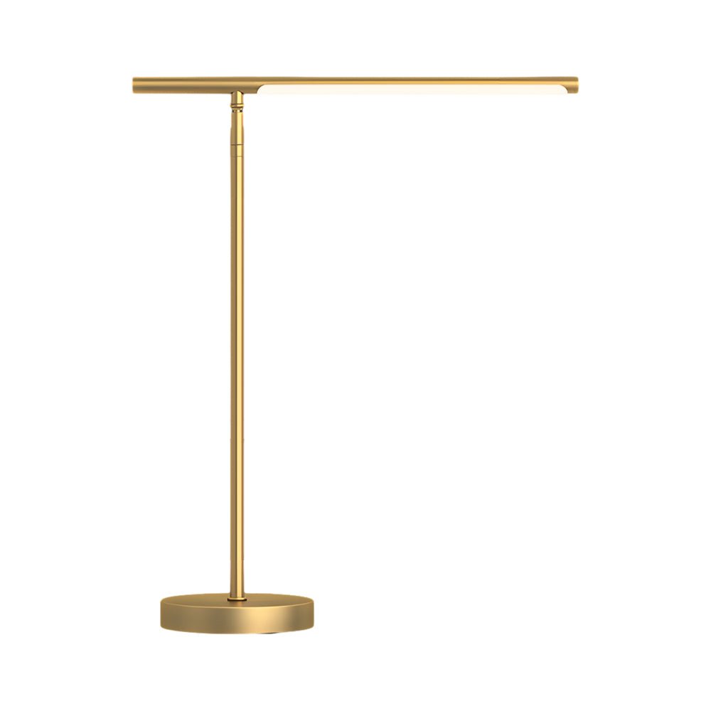 Linear Table Light Copper LED Adjustable Angle Lamp