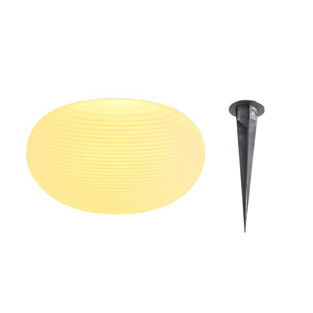 Modern Hardwired Outdoor Floor Lantern Warm LED Light in 13.4 inch & 15.7 inch Stylish for Garden