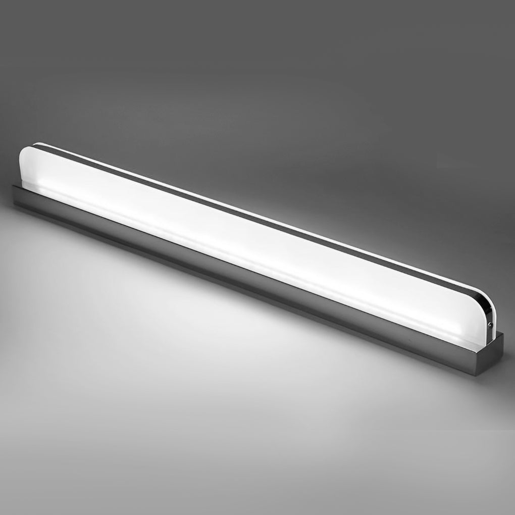 [Open-Box] LED Bathroom Vanity Light with Wall-Mounted Panel and Polished Iron Trim