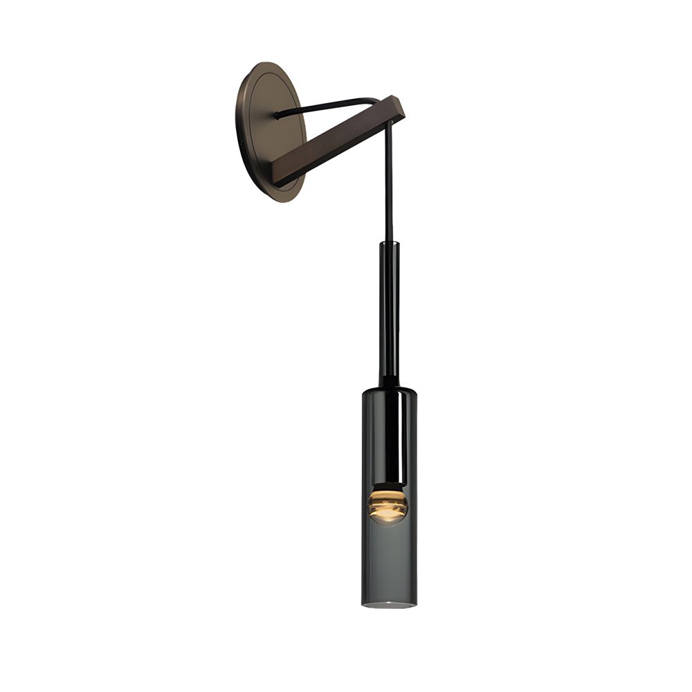 [Open-Box]Nordic Copper Finish Wall Lights with Suspending Cord Stairway Wall Mounted Sconce