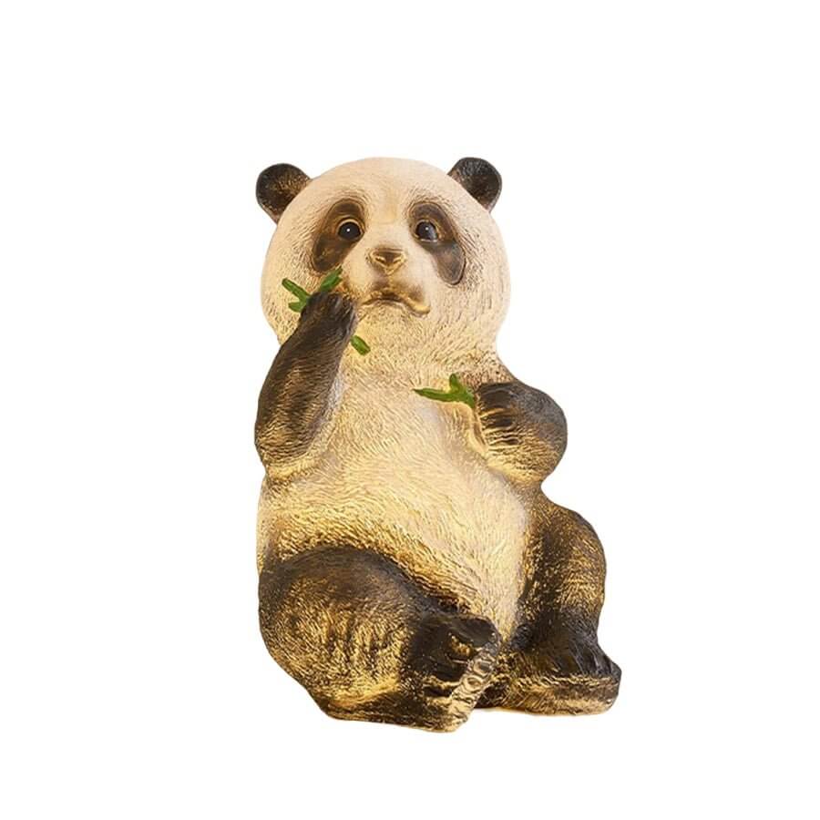 Panda and Bamboo Garden Animal Lamp Modern Outdoor Lawn Decor