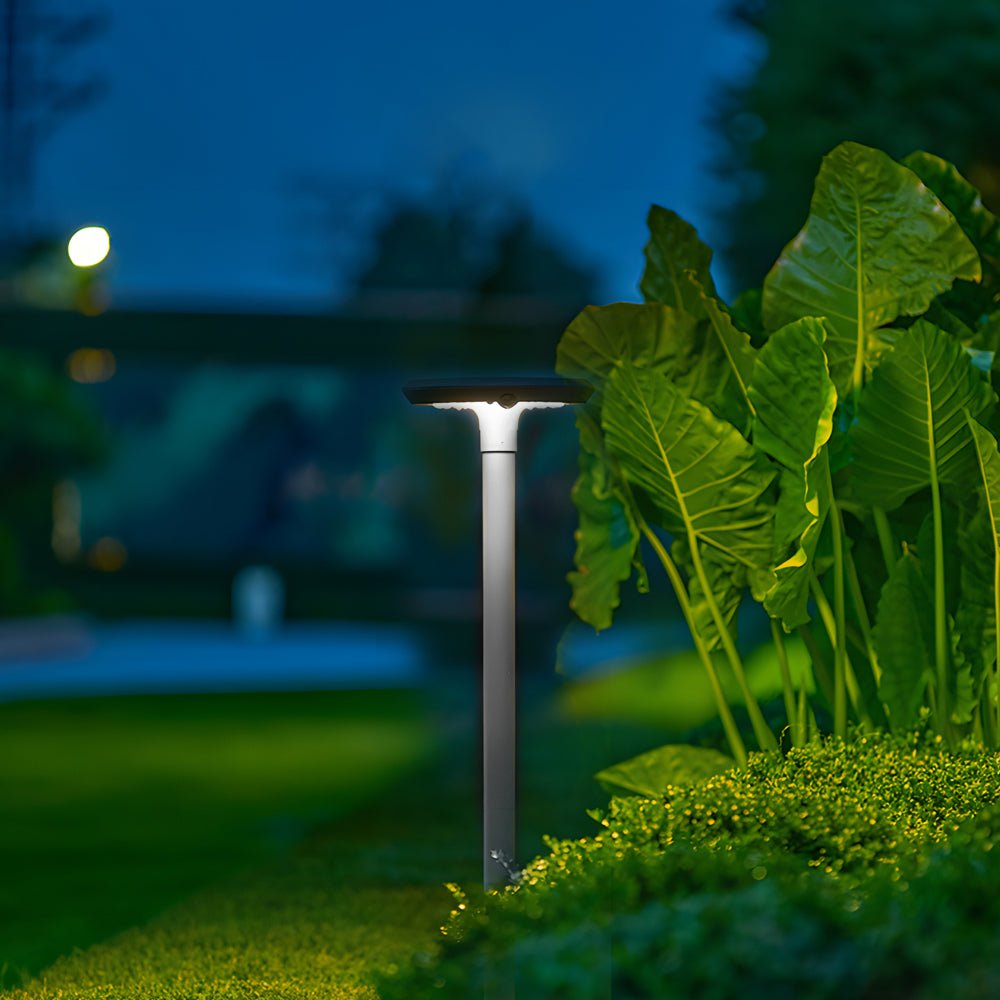 Solar UFO Street Light Modern Circular Dual Motion Sensor LED Lamp