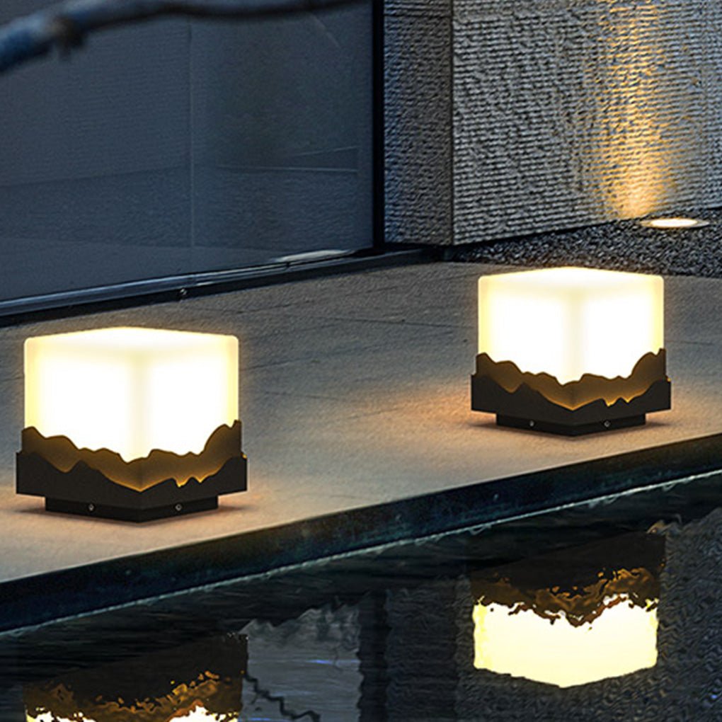 Square Landscape Light LED Mountain Peak Decorative Light