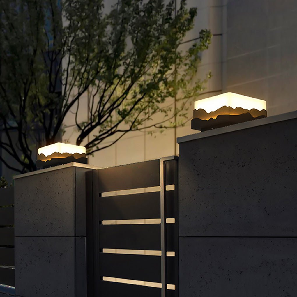 Square Landscape Light LED Mountain Peak Decorative Light