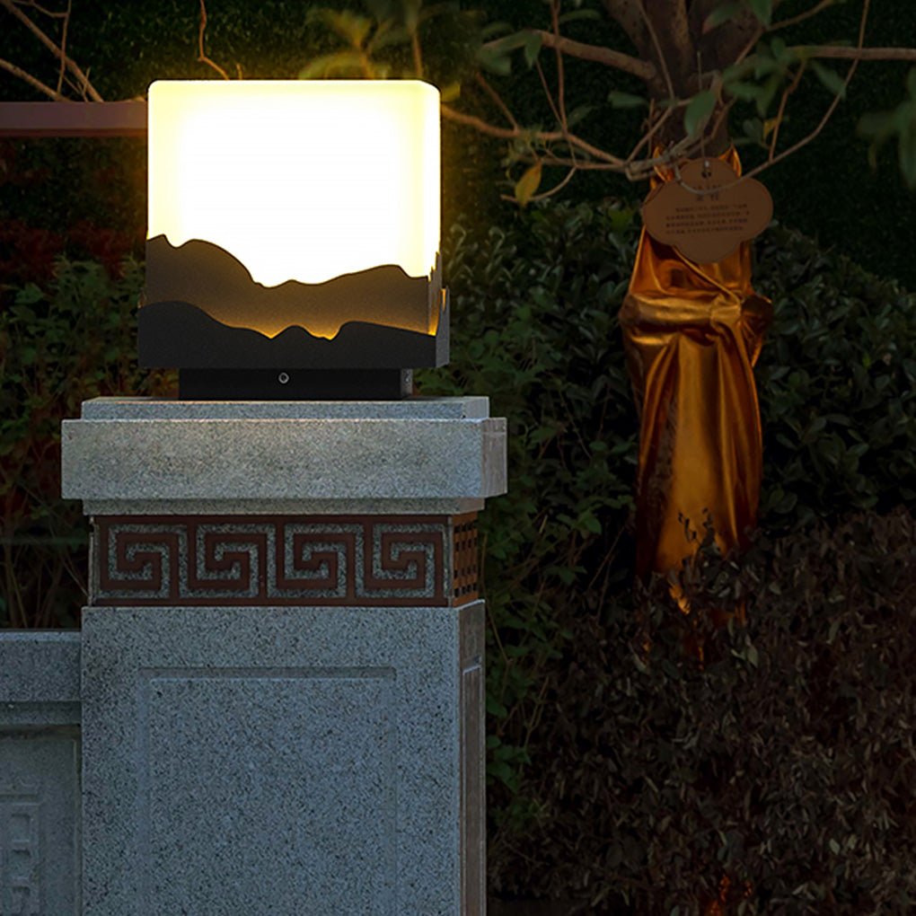 Square Landscape Light LED Mountain Peak Decorative Light