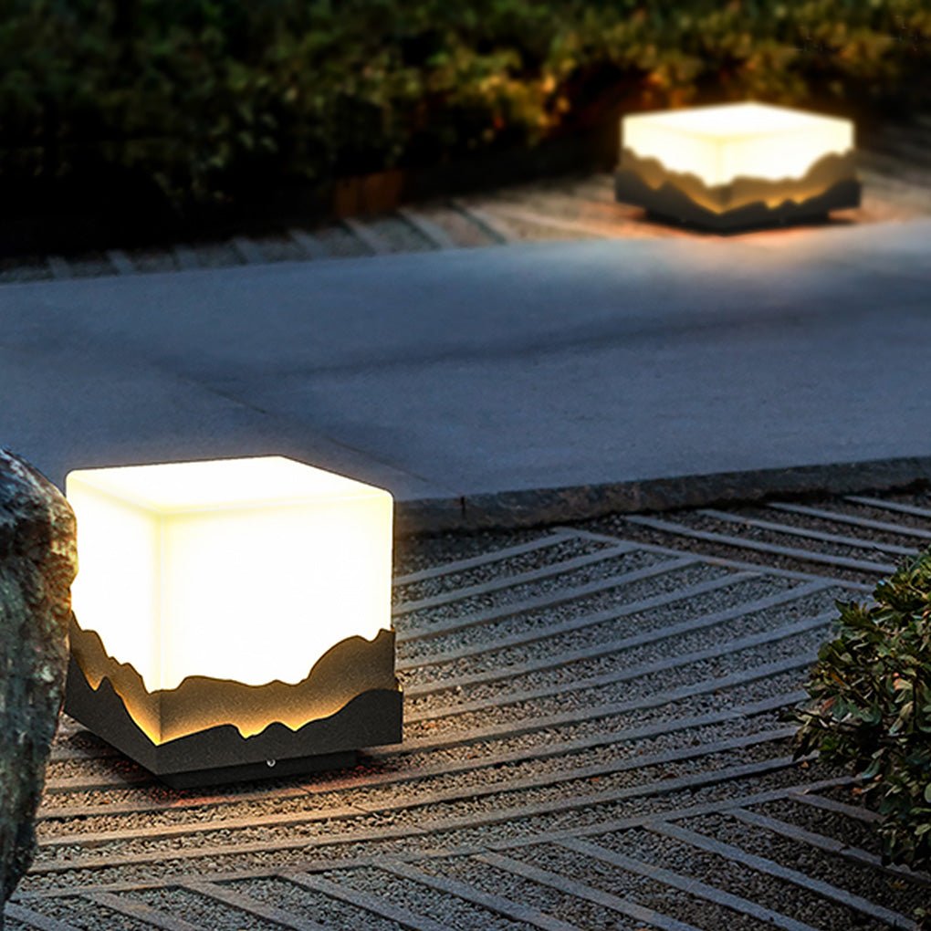 Square Landscape Light LED Mountain Peak Decorative Light