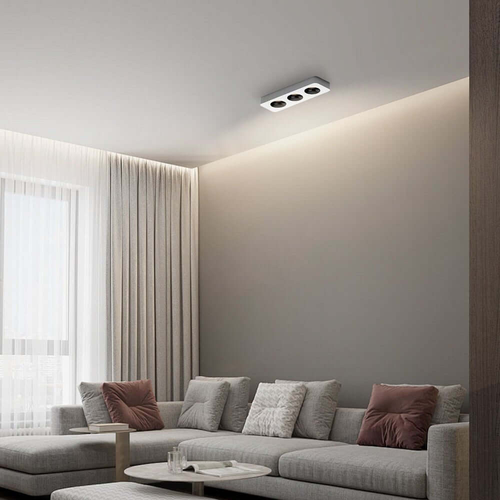 Square LED Anti-Glare Flush Mount Ceiling Light