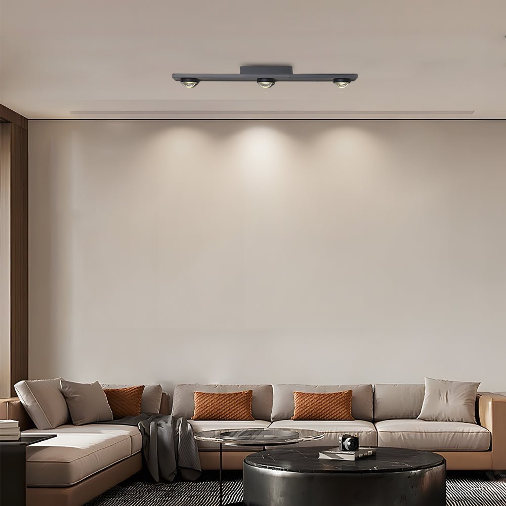 Surface Mounted Spot Light Black Linear Wall‑wash Ceiling Light