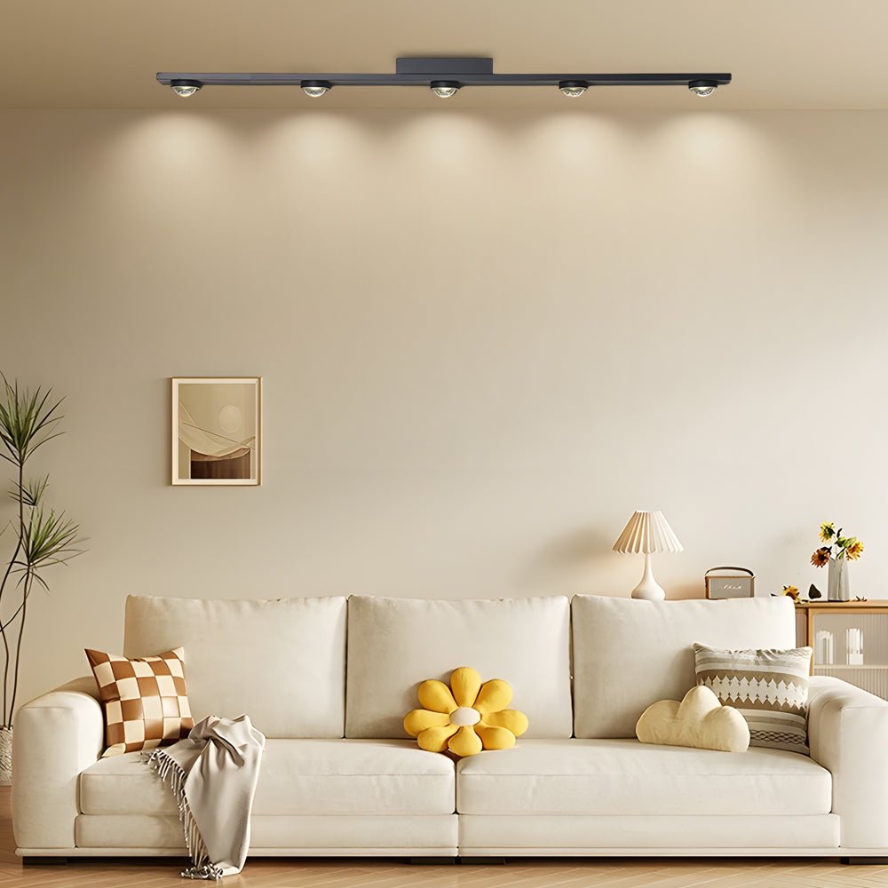 Surface Mounted Spot Light Black Linear Wall‑wash Ceiling Light