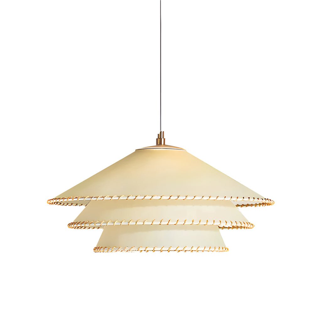 Tiered Pendant Light Multi-layer Parchment Paper Lamp