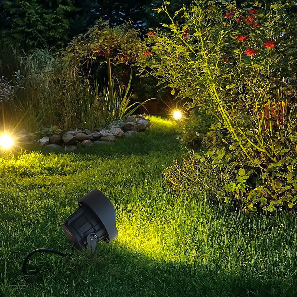 Tree Spotlight Modern Gray Outdoor Landscape Light