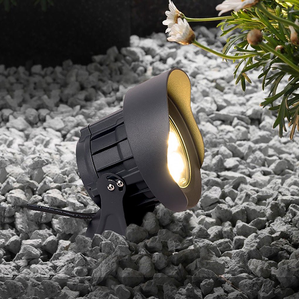 Tree Spotlight Modern Gray Outdoor Landscape Light