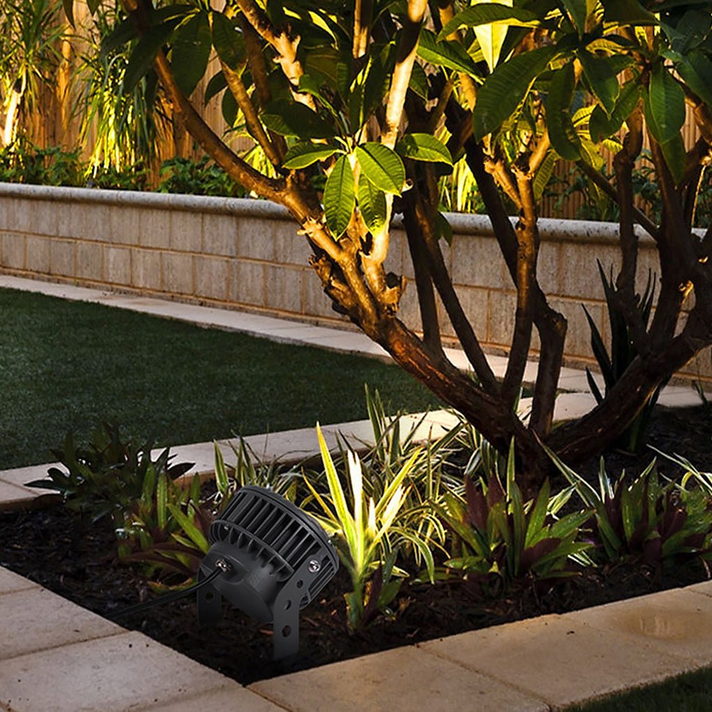 Tree Spotlight Modern Gray Outdoor Landscape Light