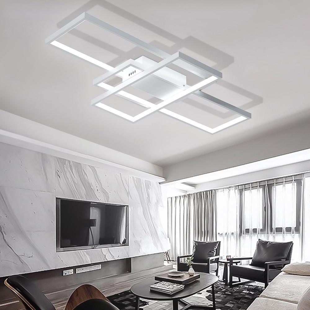 Display Of Rectangles Abstract LED Flush Mount Ceiling Lights