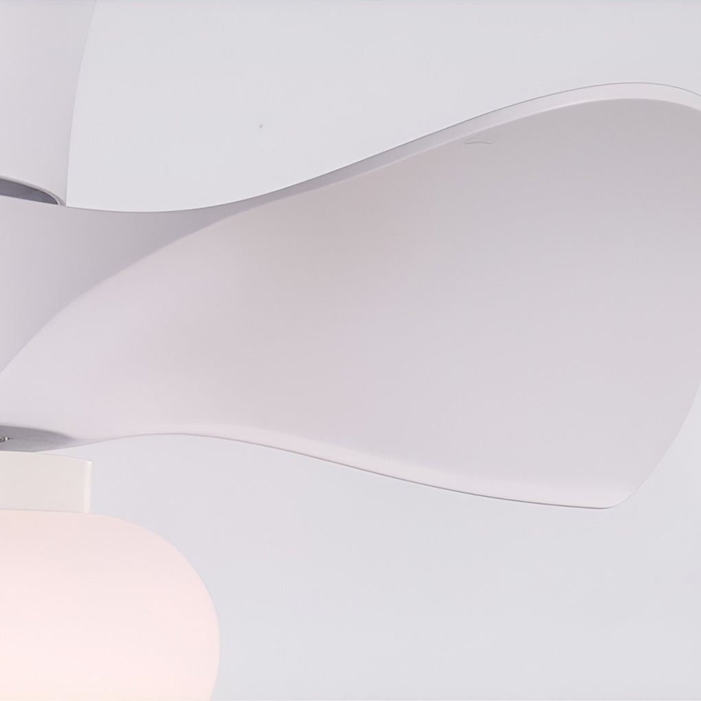 Macaron Ceiling Fan with Light Modern Decoration LED Light
