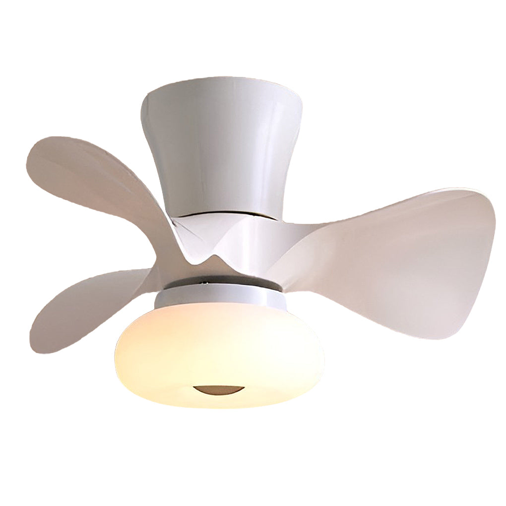 Macaron Ceiling Fan with Light Modern Decoration LED Light