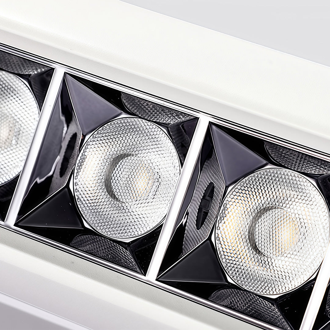 Square Downlights Modern Surface-Mounted Aluminum Light