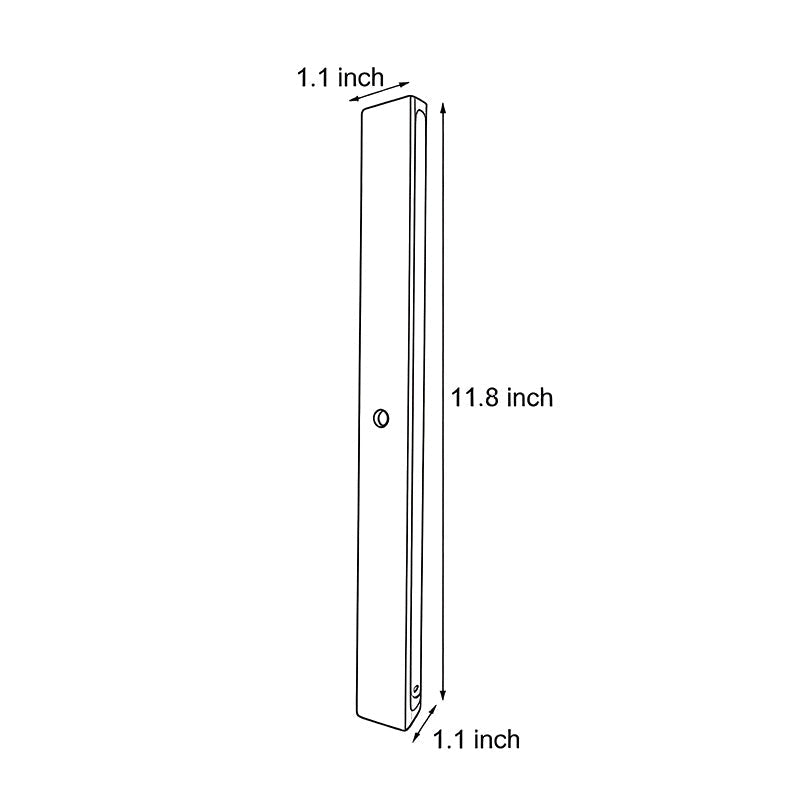 Magnetic Motion Sensor Light Wooden Rectangle Light