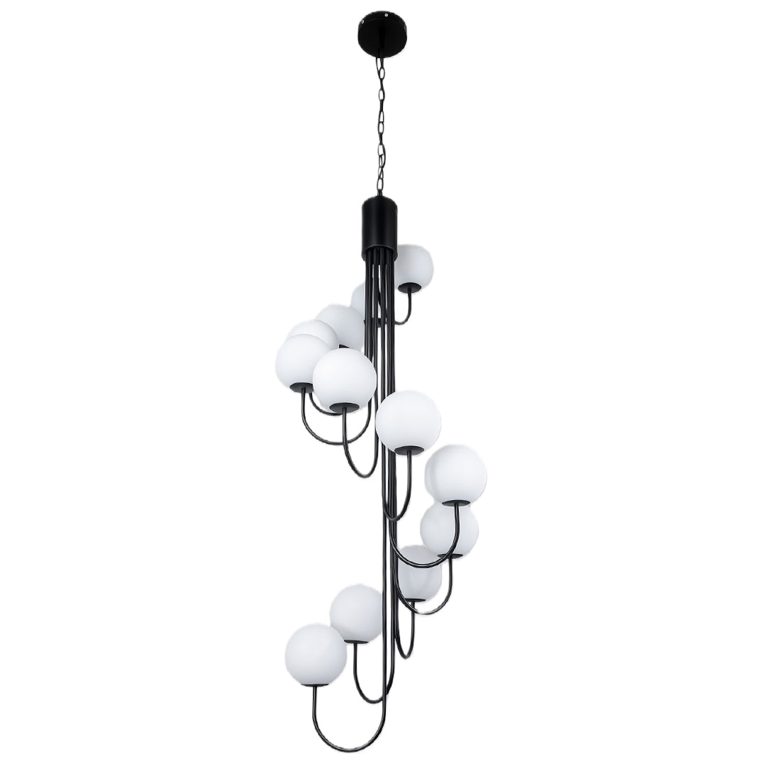 Spiral Globe Chandelier French Elegant Globe Ceiling Lights