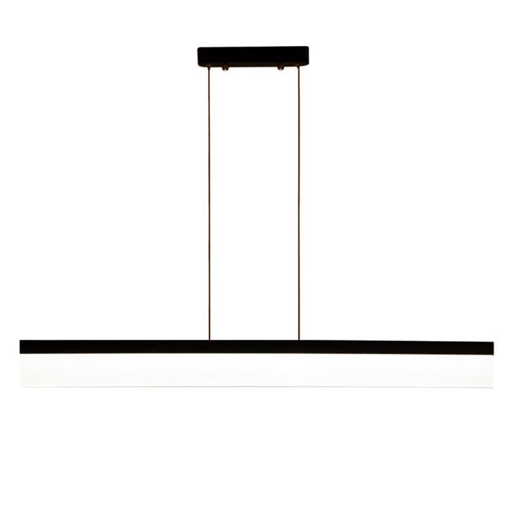 Modern Aluminum Acrylic Pendant Lights Elongated Linear Ceiling Lights