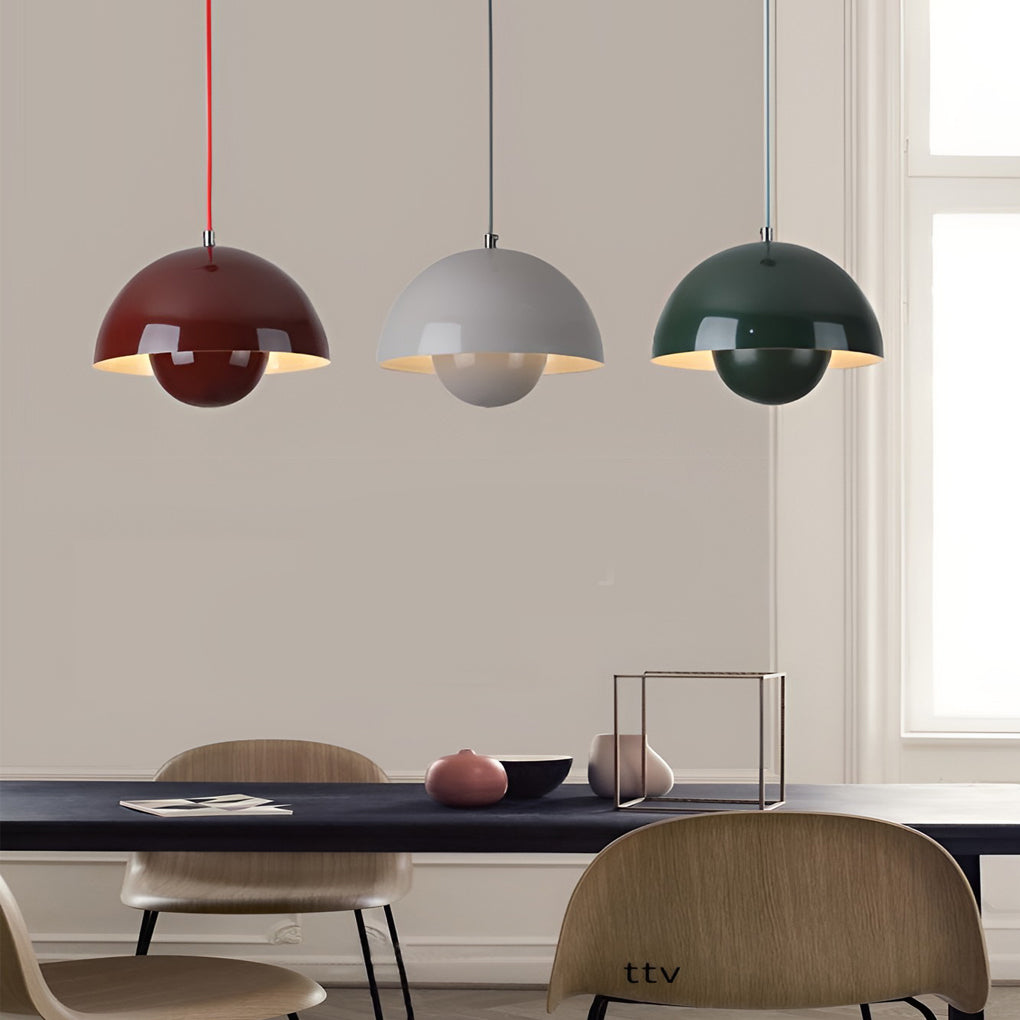 Metal Dome Pendant Light Nordic Decorative Ceiling Light