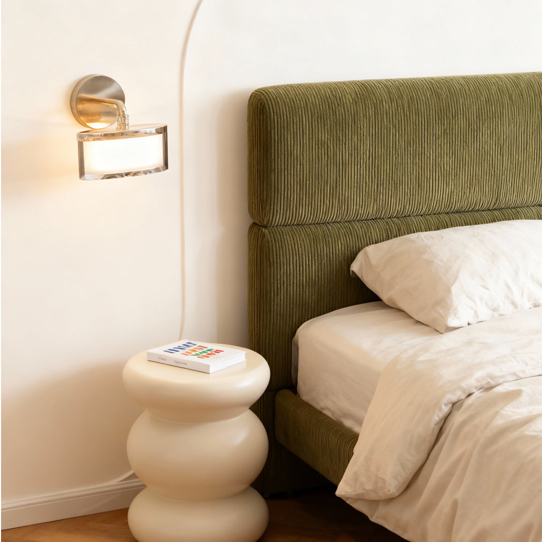 Metal Wall Art with LED Lights Modern Creative Reading Lamp