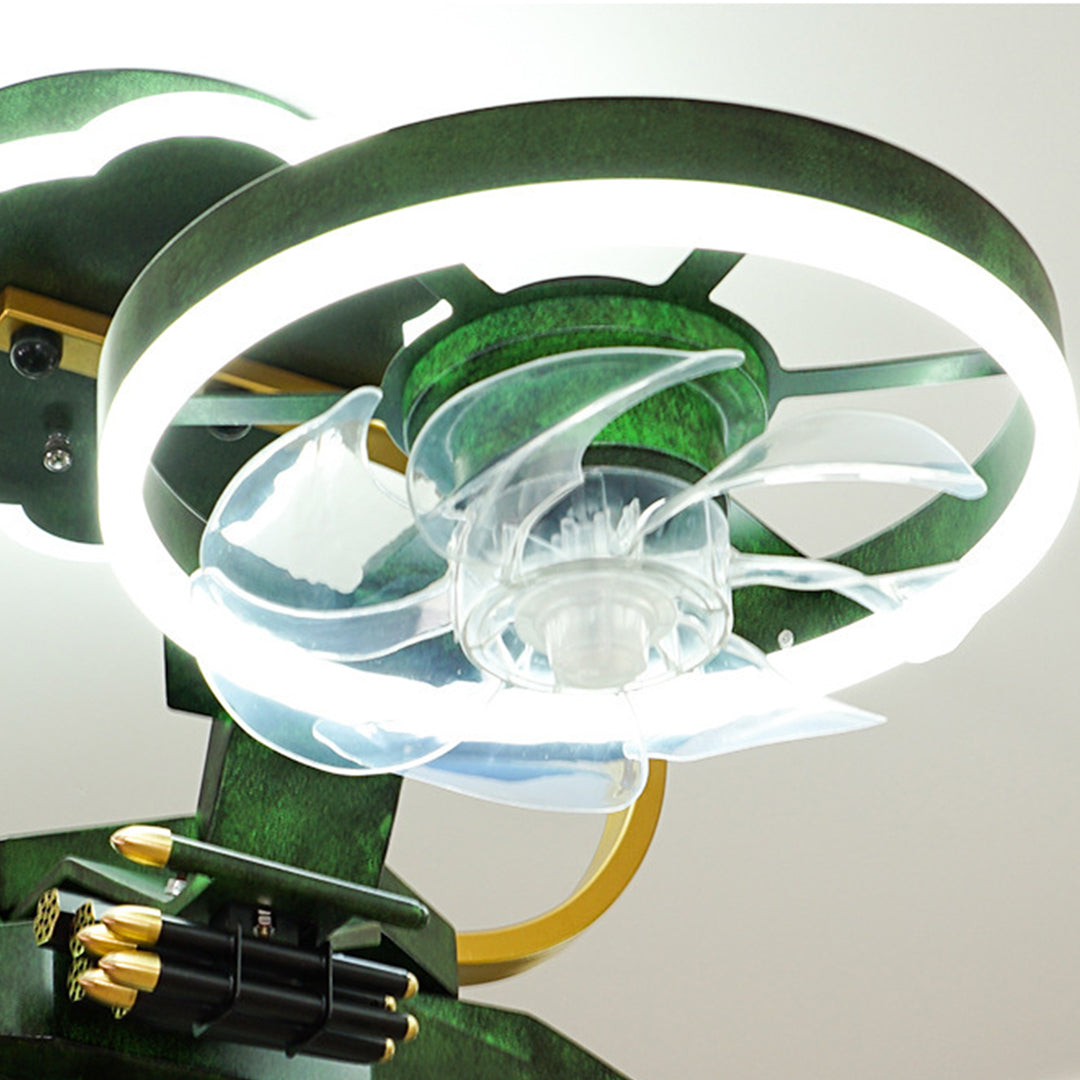 Airplane Ceiling Fan With Light Children LED Ceiling Fan Light