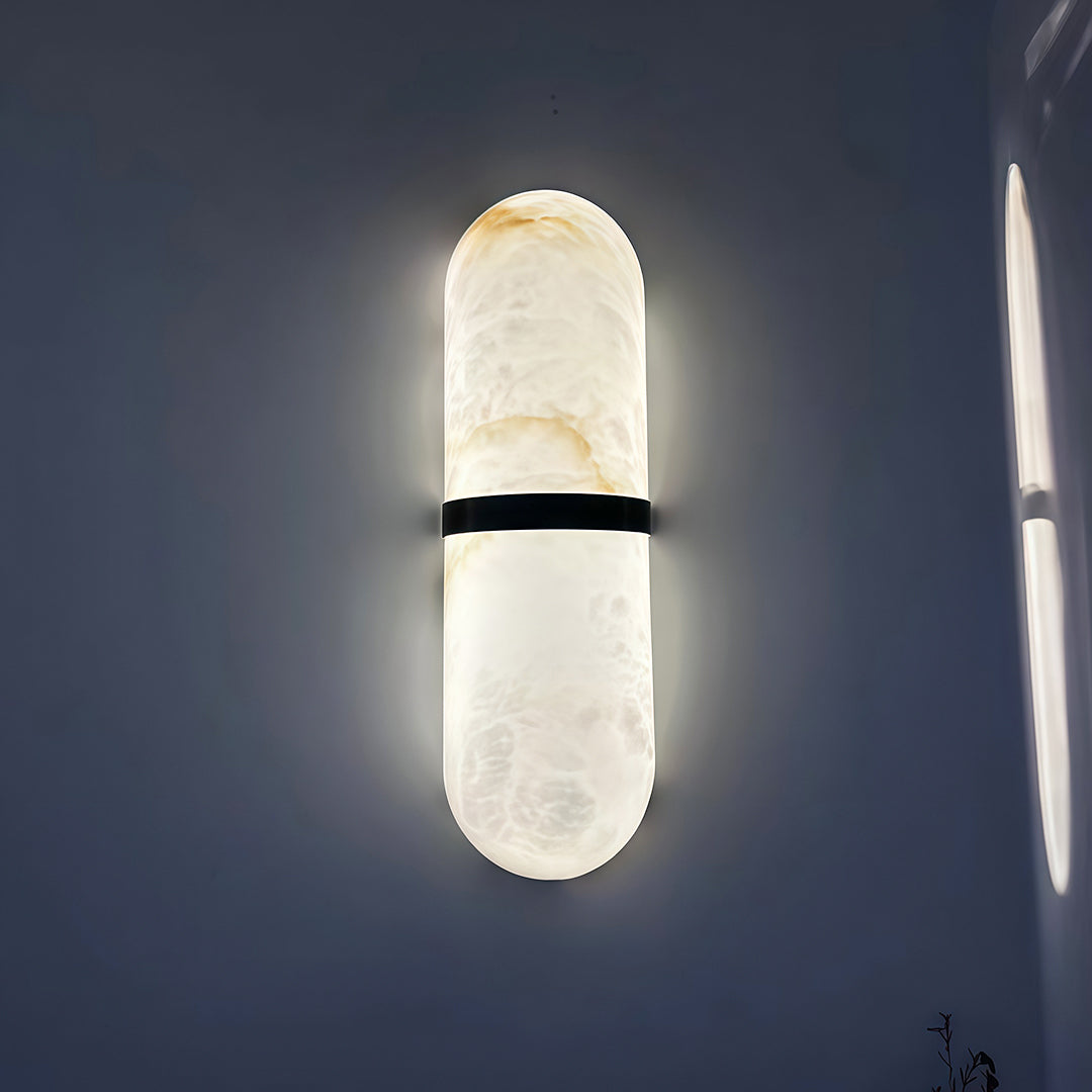 Art Wall Lighting Retro Japanese LED Matel Marble Lamp