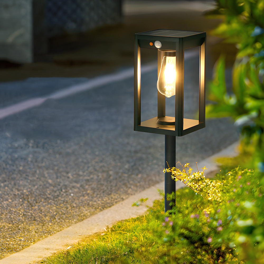 Smart Led Solar Lawn Lights Minimalist Style