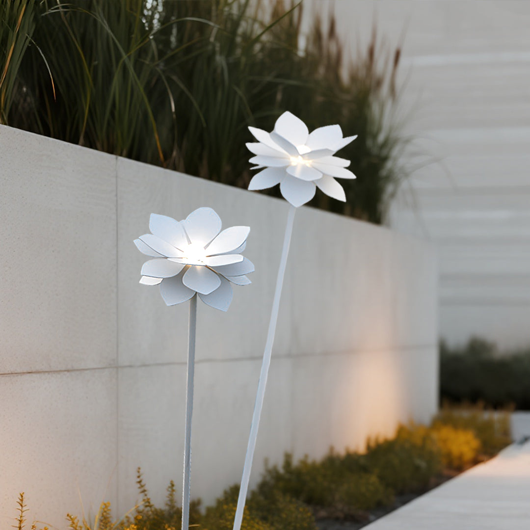 Landscape Garden Light Outdoor White Waterproof LED Flower Lamps