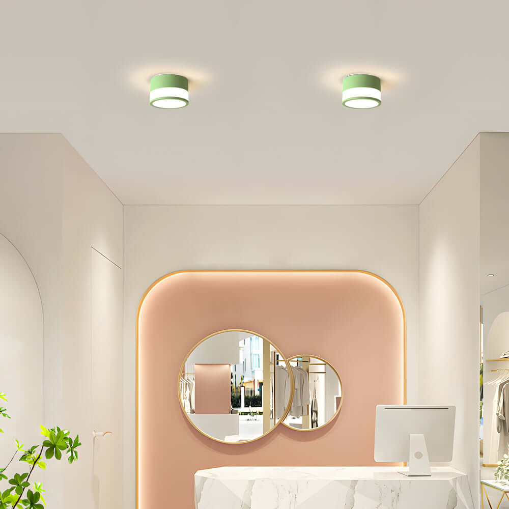 Flush Mount Ceiling LED Lights Modern Minimalist Round Downlight