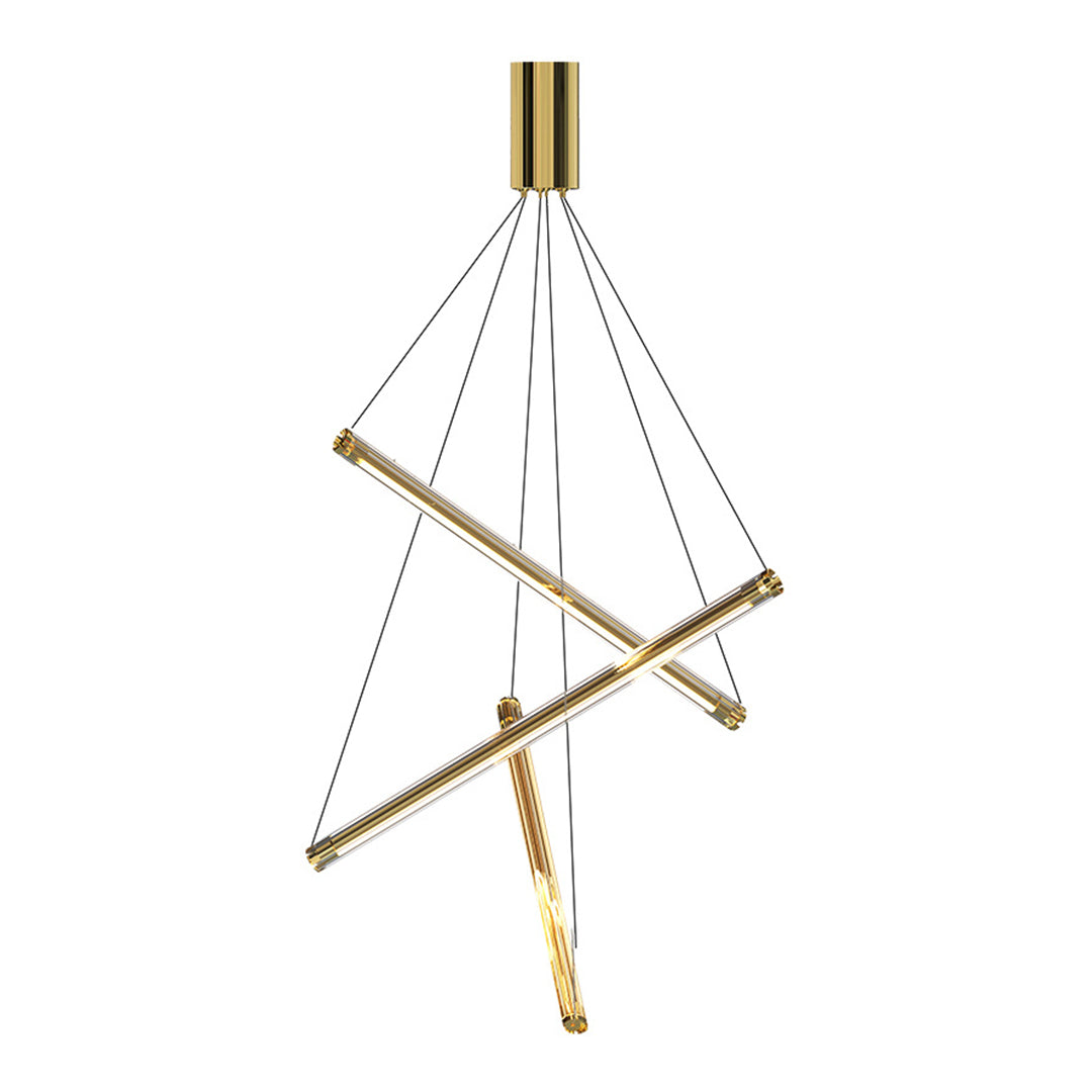 LED Linear Chandelier Nordic Minimalist Lighting