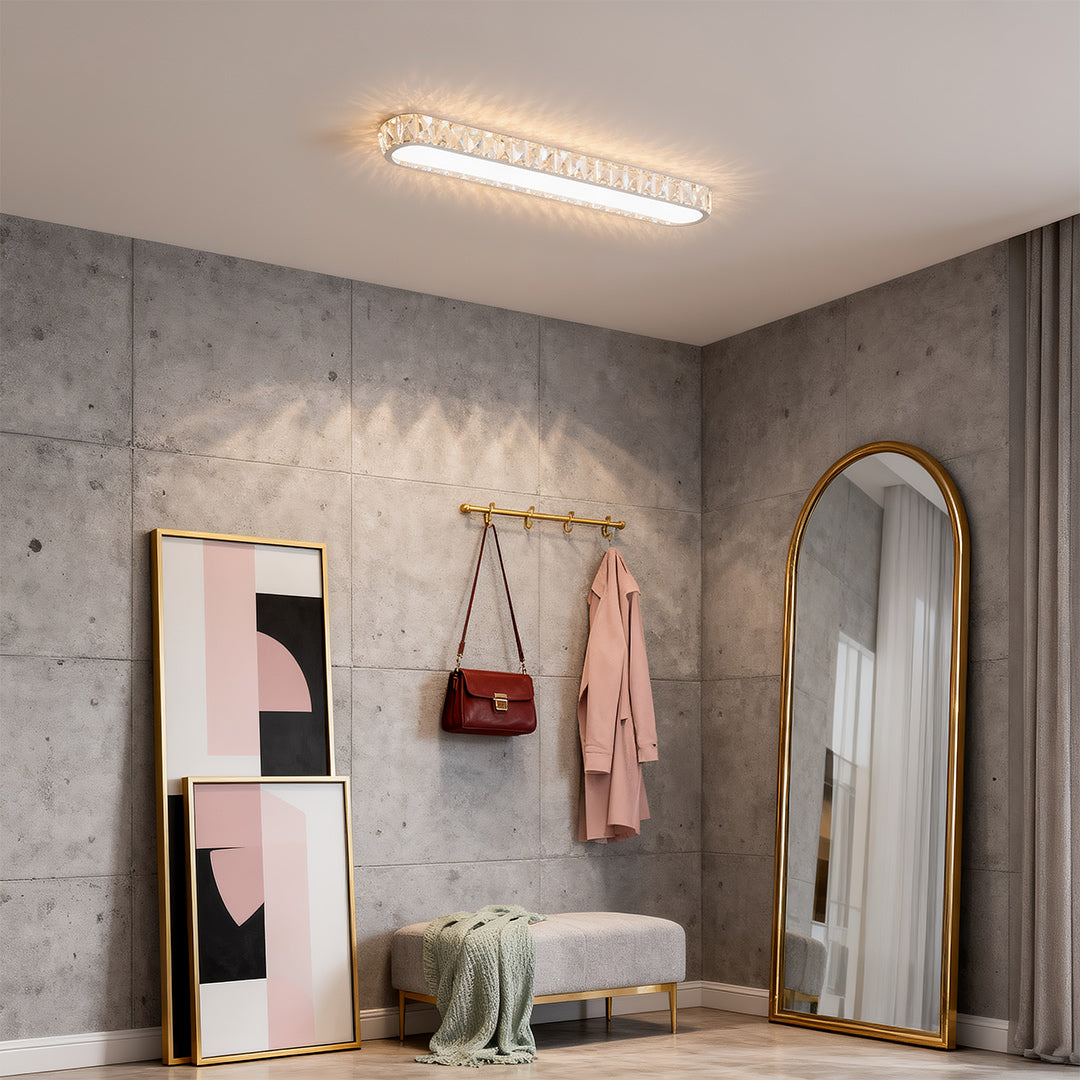 LED Flush Mount Light Fixture Minimalist Modern Luxury Lamp